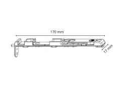 MACO alsó ablakdugó 7/8 mm-es MULTI TREND és MATIC nyíláshoz - Ezüst