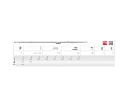 ROTO NT, NX nyitható-összecsukható 1.401-1.600 mm sebességváltó - Ezüst