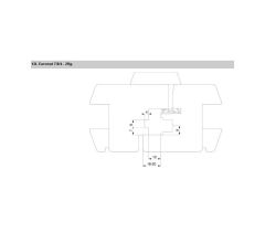 MACO Felső ablakdugó 7/8 mm-es MULTI-MATIC horonyhoz - Ezüst