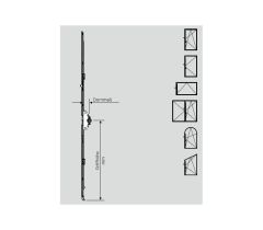 ROTO NT nyitható-összecsukható állandó fogaskerék 30 mm, 2001-2200 mm