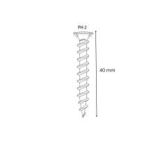 Csavar PVC Ejot Super E 4,2x40 ZH-hoz