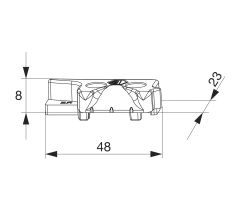 MACO Protikus PVC GEALAN helyzetzár és erkélyajtó MULTI-MATIC ablakokhoz