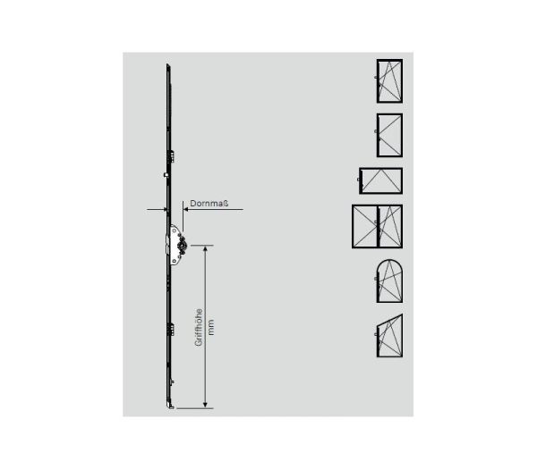 ROTO NT nyitható-összecsukható állandó fogaskerék 30 mm, 2201-2400 mm