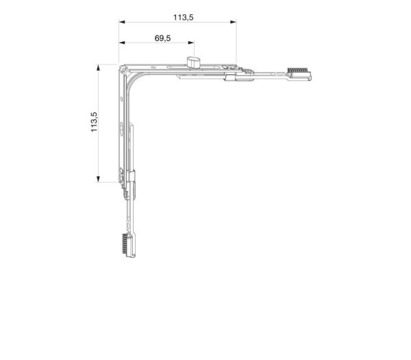 MACO - Derékszögű fogaskerék MM 1 VZ FFB 320-1.650